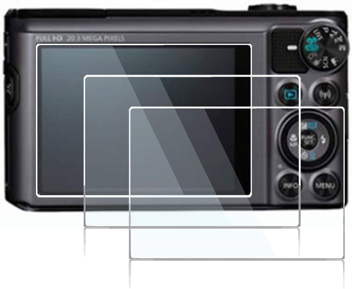 3 Pack Screen Protector Compatible Canon Powershot Sx740 Hs Sx730 Hs Digital Camera,Anti-Scratch Tempered Glass Clera Hard Protective Film Shield Cover image number 1