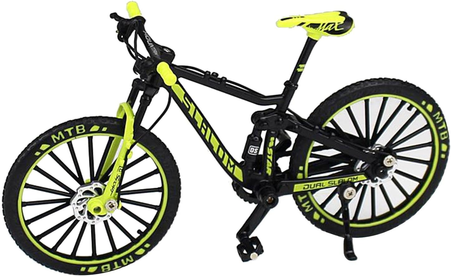 1:10 Mini Racing Mountain Finger Bike Toys Model Decoration Crafts - Green image number 5