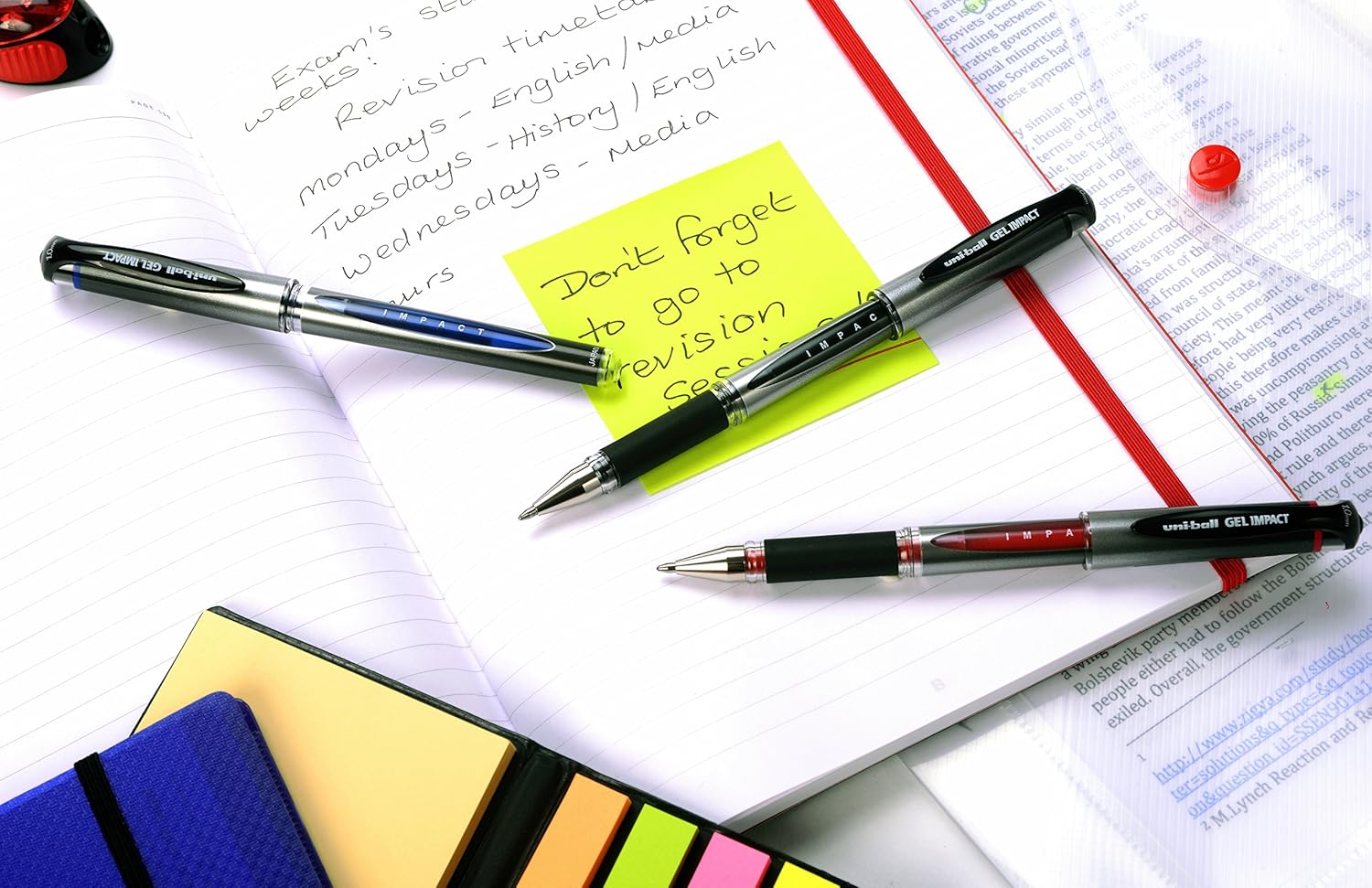 Uni-Ball 218990000 UM-153S Signo Impact Gel Pens with Rubber Grip, Black Gel, 1Mm Nib (Pack of 12)