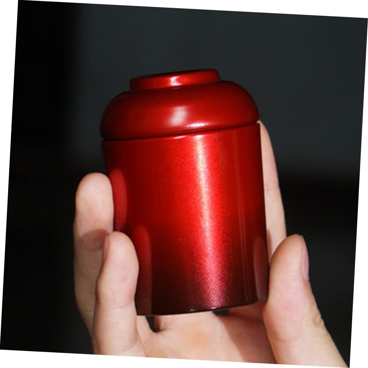 VINTORKY 10Pcs Compact Tea Storage Jar Mini Tea Can Sealed round for Home Kitchen image number 3