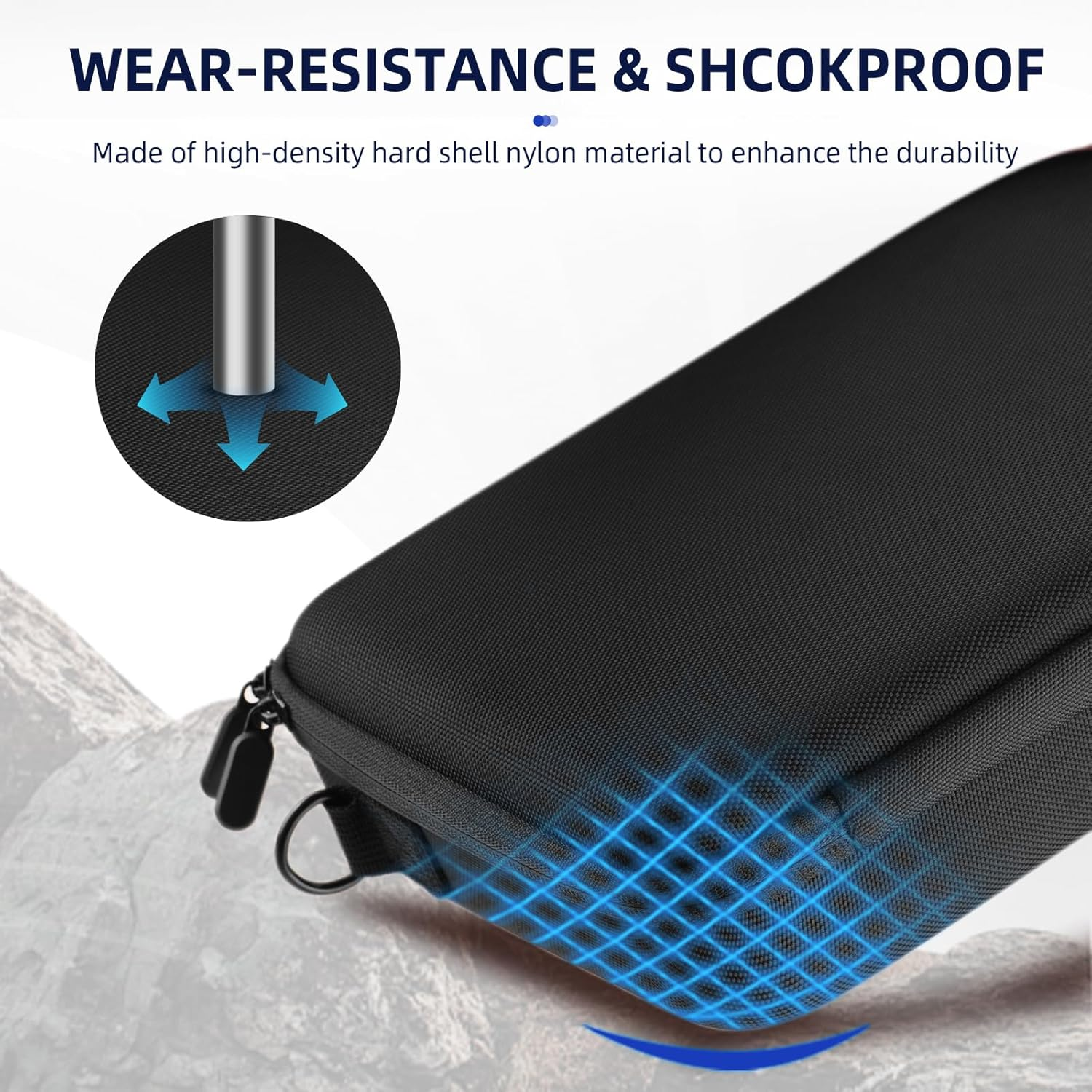 Flymile X4 Carrying Case for Insta360 X4,Portable Hard Shell Storage Protective Bag,Lager Capacity Travel Handle Case for Insta360 X4 Accessories image number 4