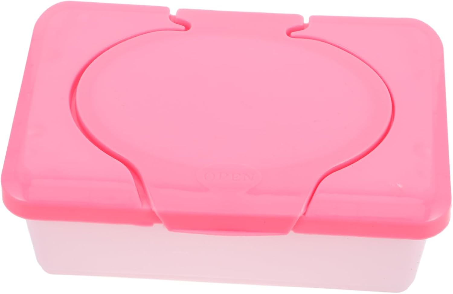 Wipes Storage Box Portable Wipe Holder for Bathroom Compact Design with Lid High Capacity for Travel Keeps Moist