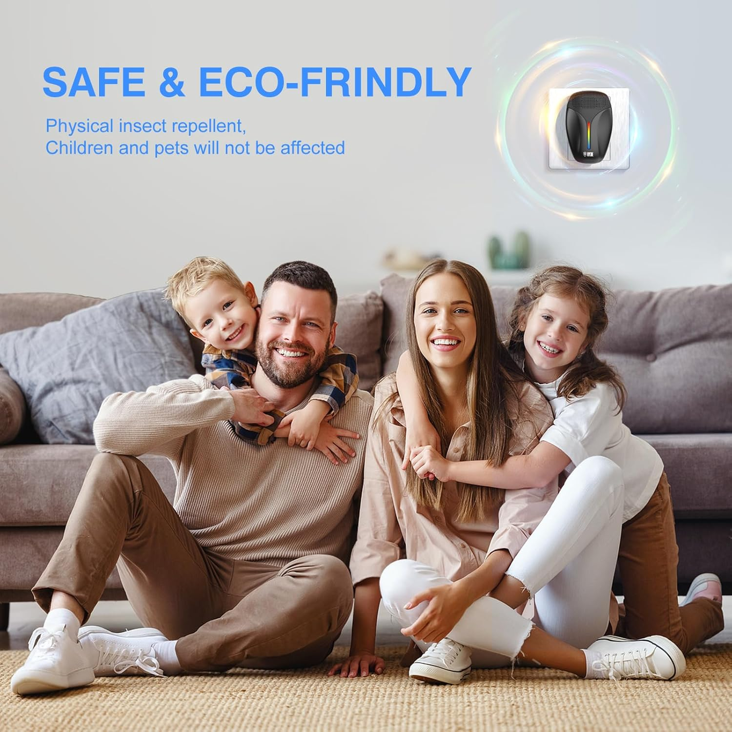 2023 Upgraded Version Ultrasonic Pest Repeller, Indoor Ultrasonic Repellent for Cockroach, Rodent, Mouse, Insect, Mosquito, Mice, Spider, Ant, Electronic Pest Control, image number 2