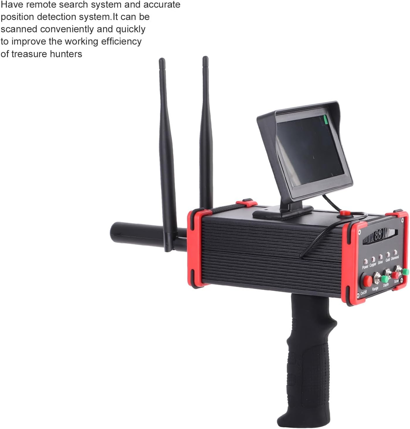 Underground Metal Detector for Adults Professional, 99 Meters Copper Scanner with 16Meter Underground, Higher Accuracy, Treasure Finder for Gold, Silver, Copper, and Gems (AU Plug) image number 4