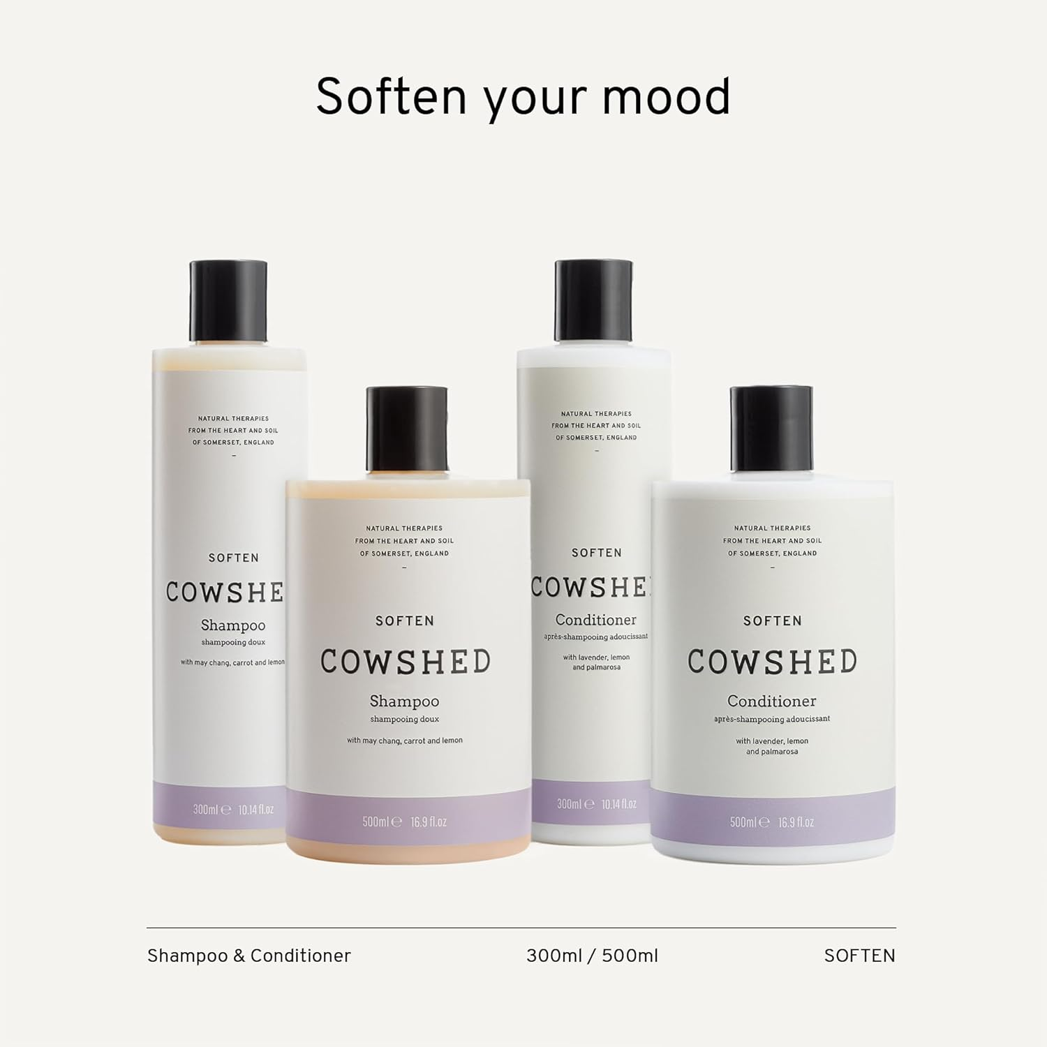 Cowshed Cowshed Soften Shampoo for Unisex 10.14 Oz Shampoo, 300 Ml image number 1