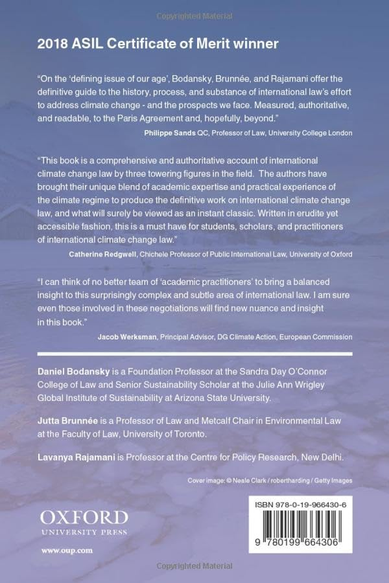 INTERNATIONAL CLIMATE CHANGE LAW PAPER image number 1