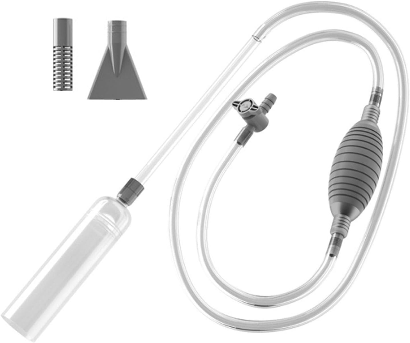 Shengsenfu Aquarium Gravel Cleaner Water Changer Vacuum for Fish Tank Cleaning Tools Siphon Universal Quick Pump Aquarium Water Changing Sand Cleaner for Aquarium Water Filter Fish Tank Cleaner (Blue)