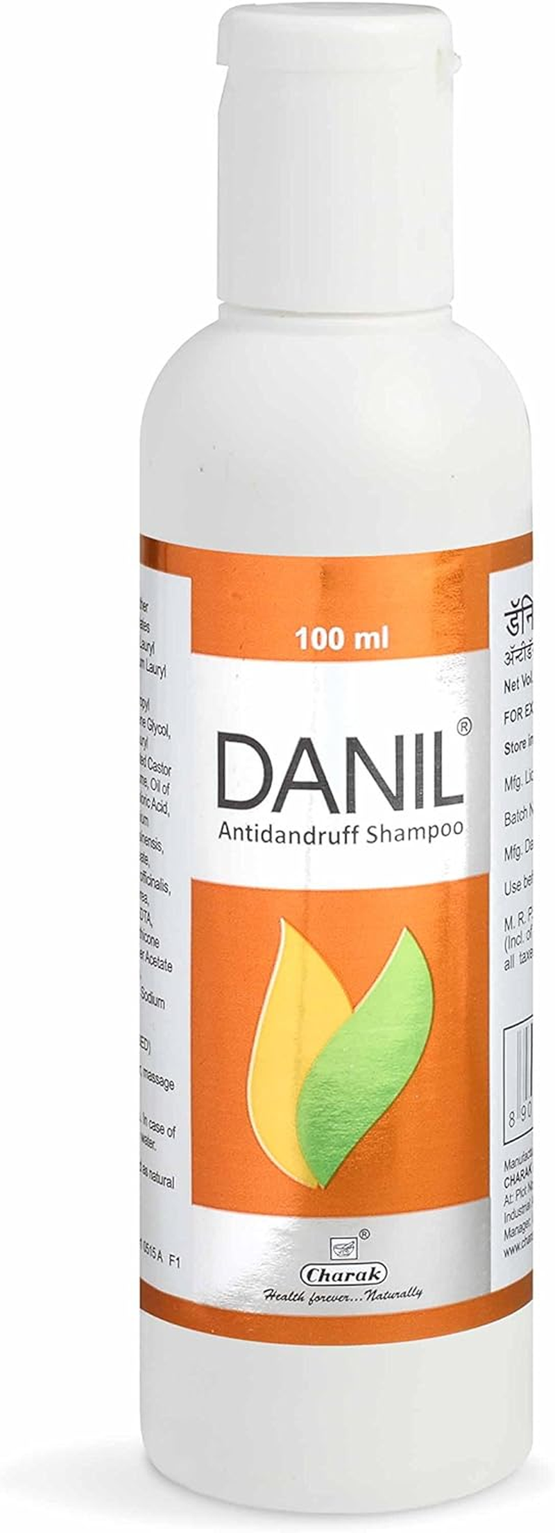 Charak Danil Shampoo Pack of 2 (2 * 100Ml) image number 1