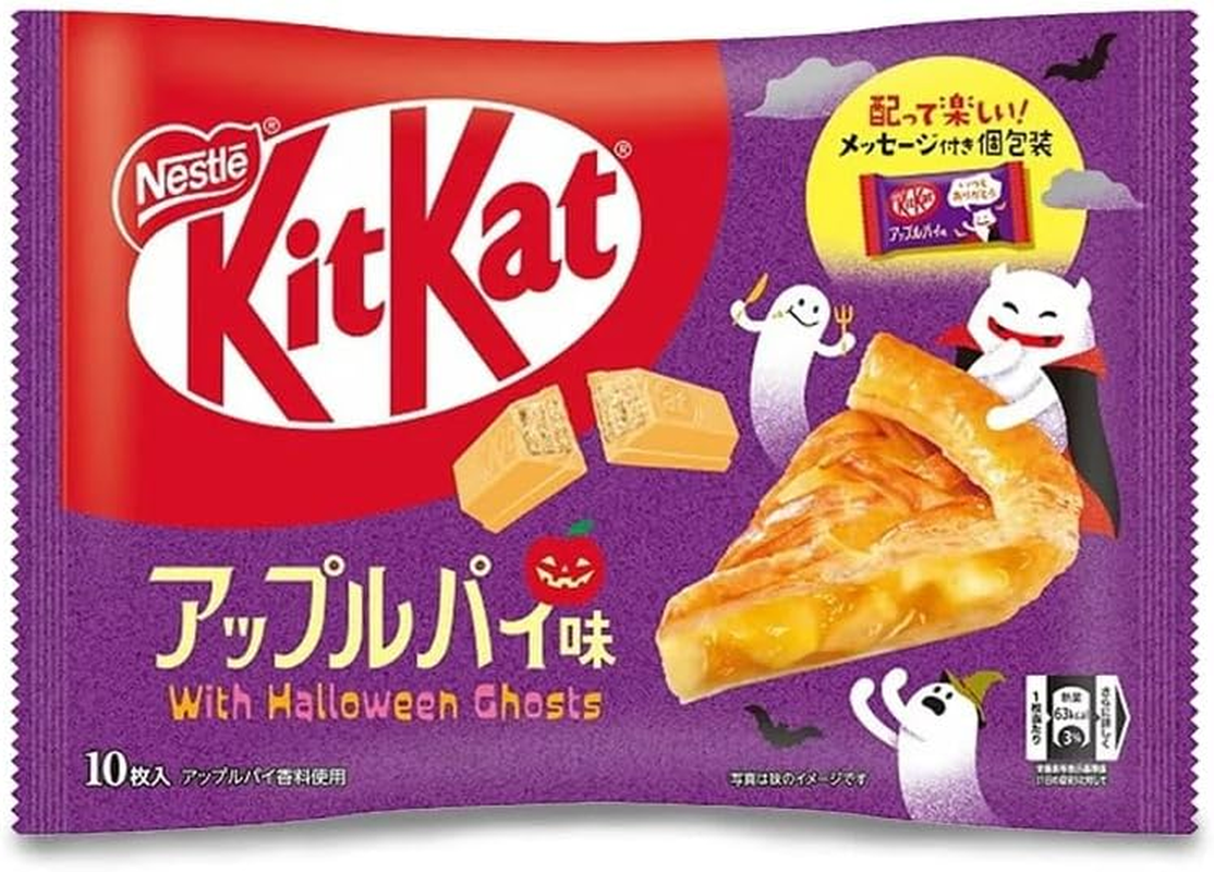 Kitkats Apple Pie Halloween Flavor 10Pcs Chocolate Made in Japan