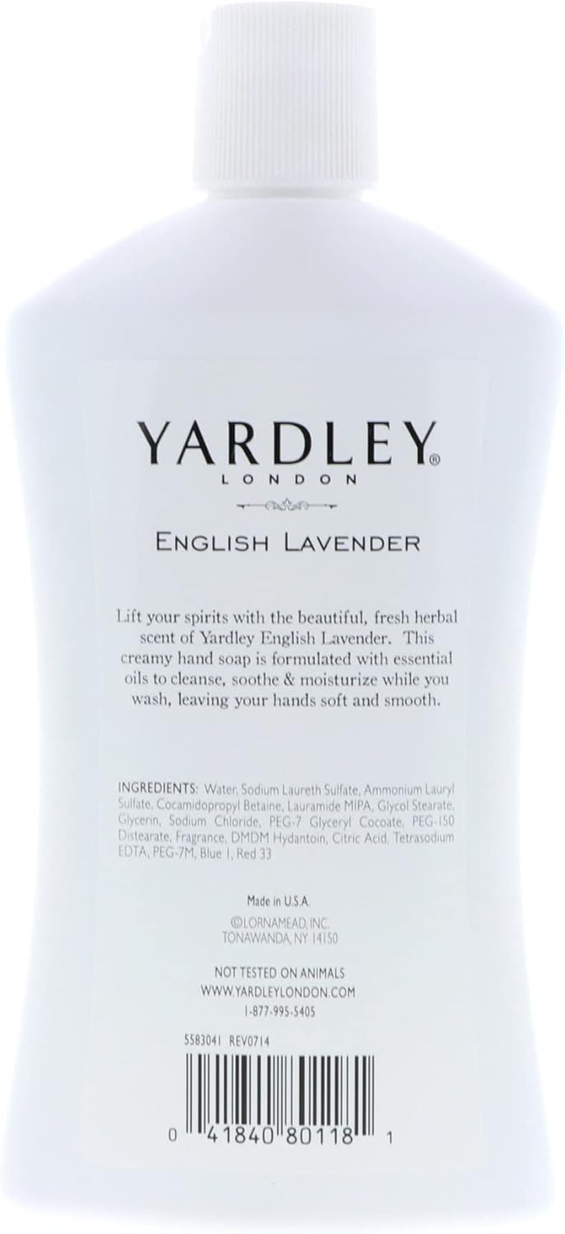 (Pack of 6) - Yardley London Luxurious Hand Soap Refill, Flowering English Lavender 470Ml (Pack of 6) image number 4