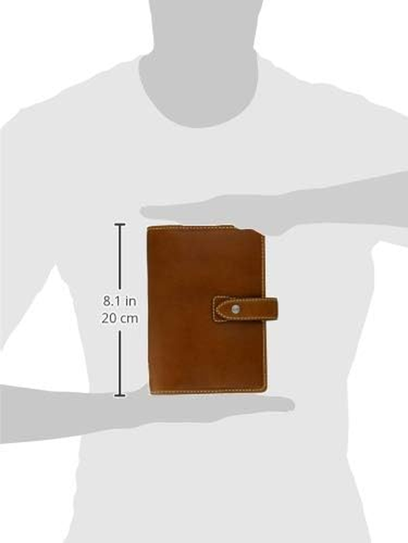 Filofax Malden Personal Leather Organiser Ochre - Ocher image number 5