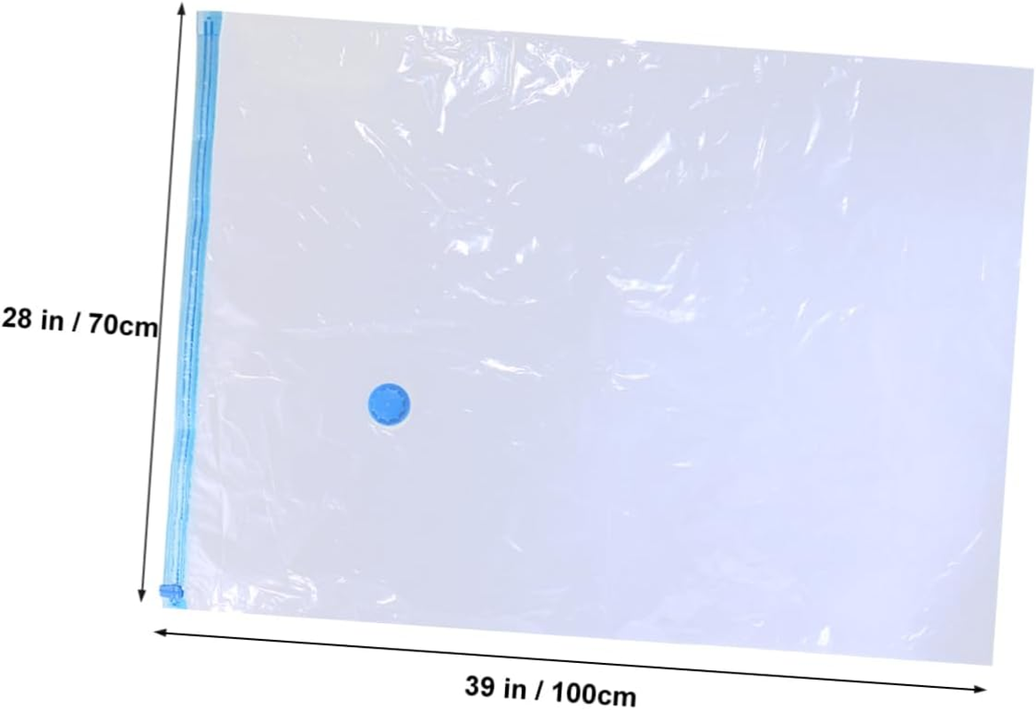 LABRIMP Reusable Vacuum Sealer Bags for Luggage Quilt Compression Storage Bags for Bedding