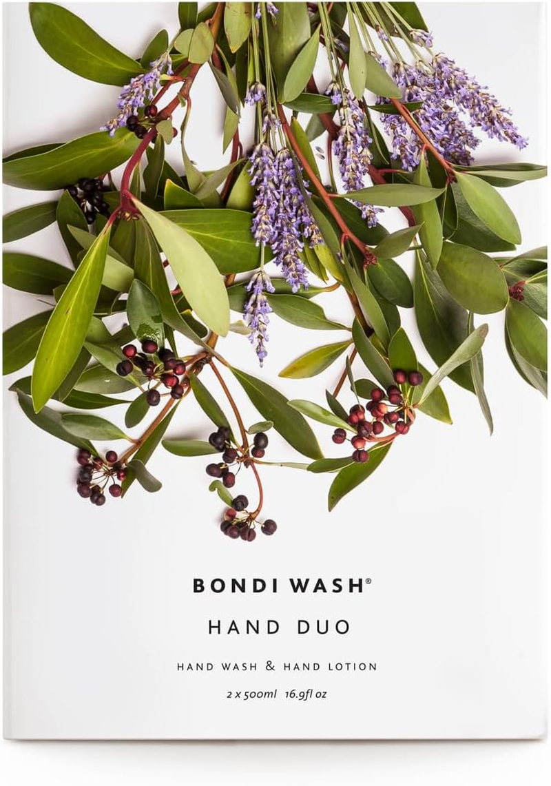 BONDI WASH Bathroom Pamper Duo, 500Ml Hand Wash and 500Ml Body Wash