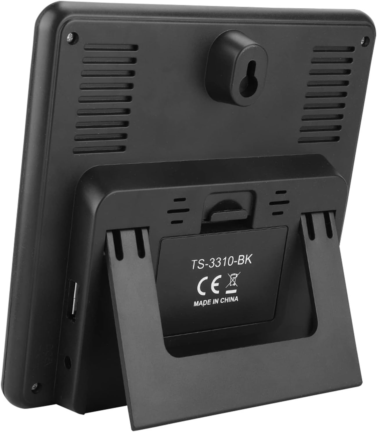 Wireless Weather Station with Alarm Clock, Digital Indoor Outdoor Thermometer Hygrometer Humidity Gauge with Weather Icons, Weather Forecast, Time Display (Black) image number 4