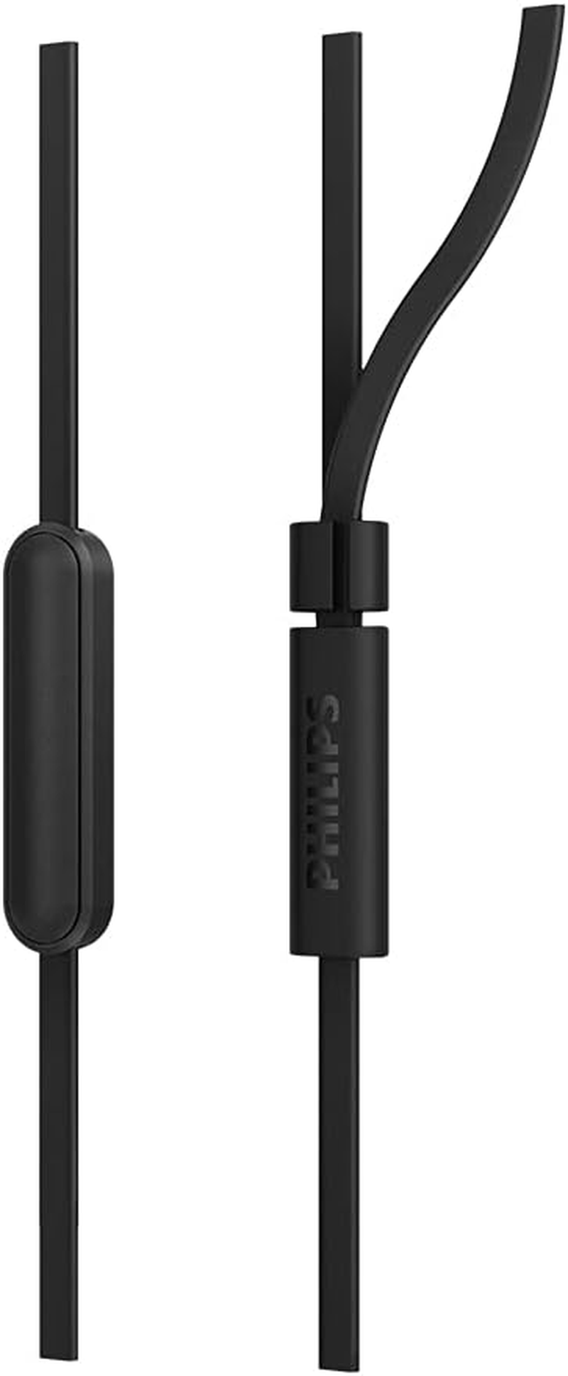 Philips Upbeat Series 1000 In-Ear Wired Headphones W/Built-In Mic/3.5Mm Black image number 4