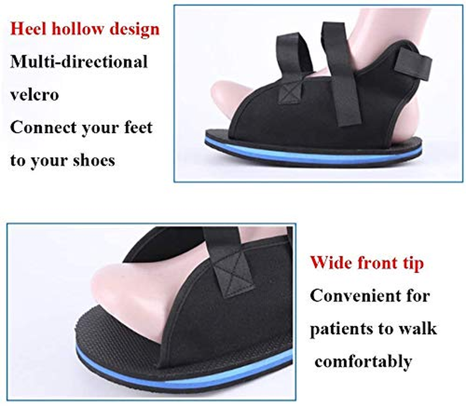 Cast Shoe Foot Fracture Support Open Toe Plaster Cast Boot Post Op Shoe Toe Valgus Surgical Fixed Gypsum Shoe Walking Boot for Foot Injuries Stable Ankle Joints Postoperative Recovery Pain Relief image number 4