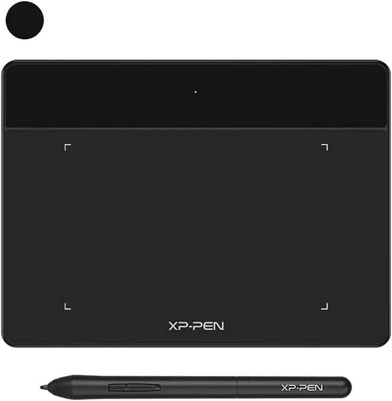 XP-PEN Deco Fun XS OSU Tablet Graphic Drawing Tablets 4X3 Inches Pen Tablet with Battery-Free Stylus (Black) image number 1