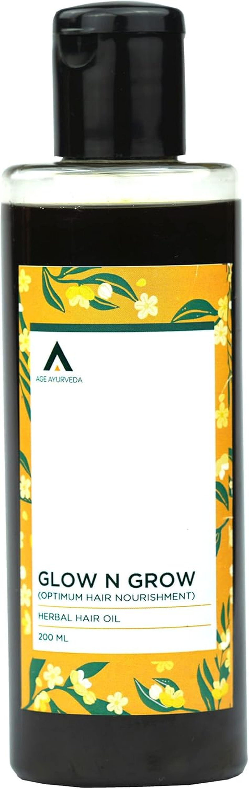 Grow N Glow Hair Oil 200 Ml | Coconut Based Hair Oil, Natural Hair Darkening Properties, Supports Hair Growth, Reduces Hair Loss (Pack of 1) image number 3