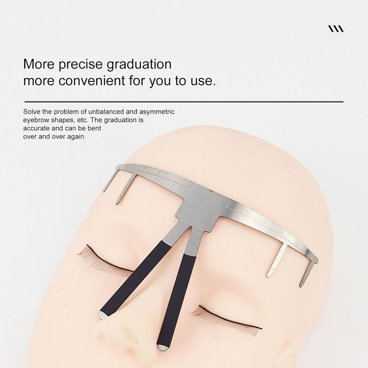 Shurzzesj Eyebrow Mapping Tool | Accurate Eyebrow Shaper Tool Positioning Ruler | Sturdy Brow Measuring Tool Eyebrow Positioning Tool for Drawing Eyebrows image number 6