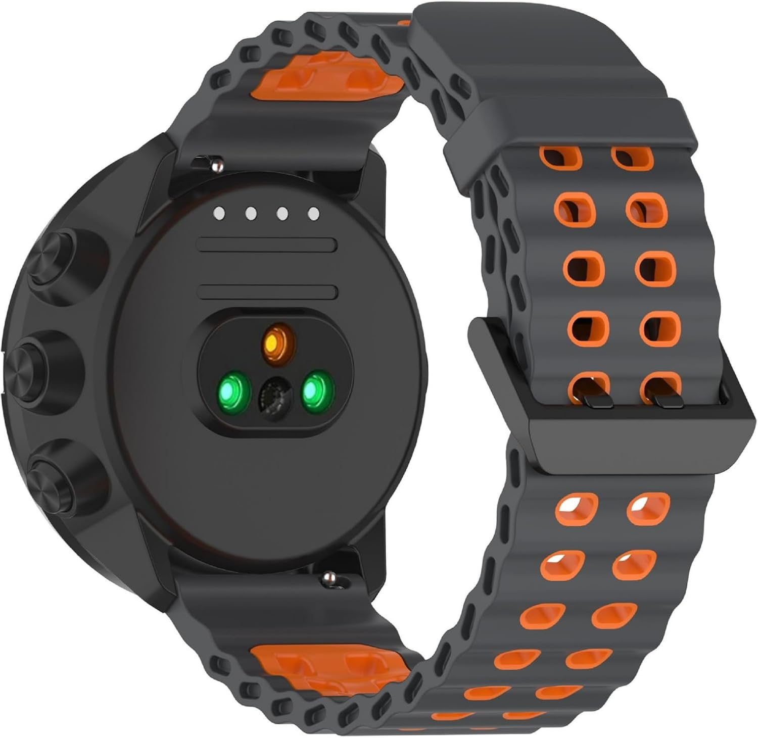 GIOPUEY Strap Compatible with Garmin Venu X1, Soft Silicone Strap, Wear-Resistant, Breathable, Replacement Strap image number 5