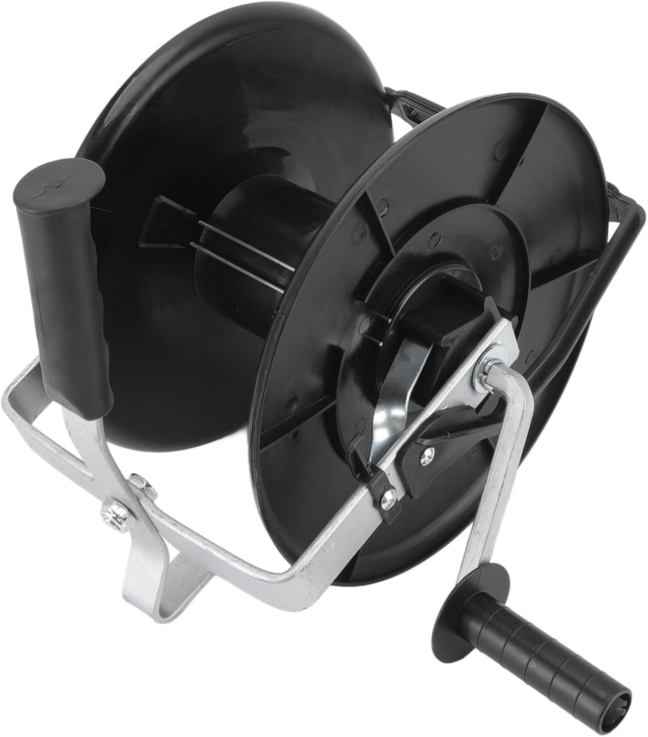 3:1 Gear Ratio, Manual Electric Fence Wire Reel, Locking Function, ABS Material, Wide Usage Cord Winder Reel for Farms, Pastures, Gardens (MLD-005) image number 1