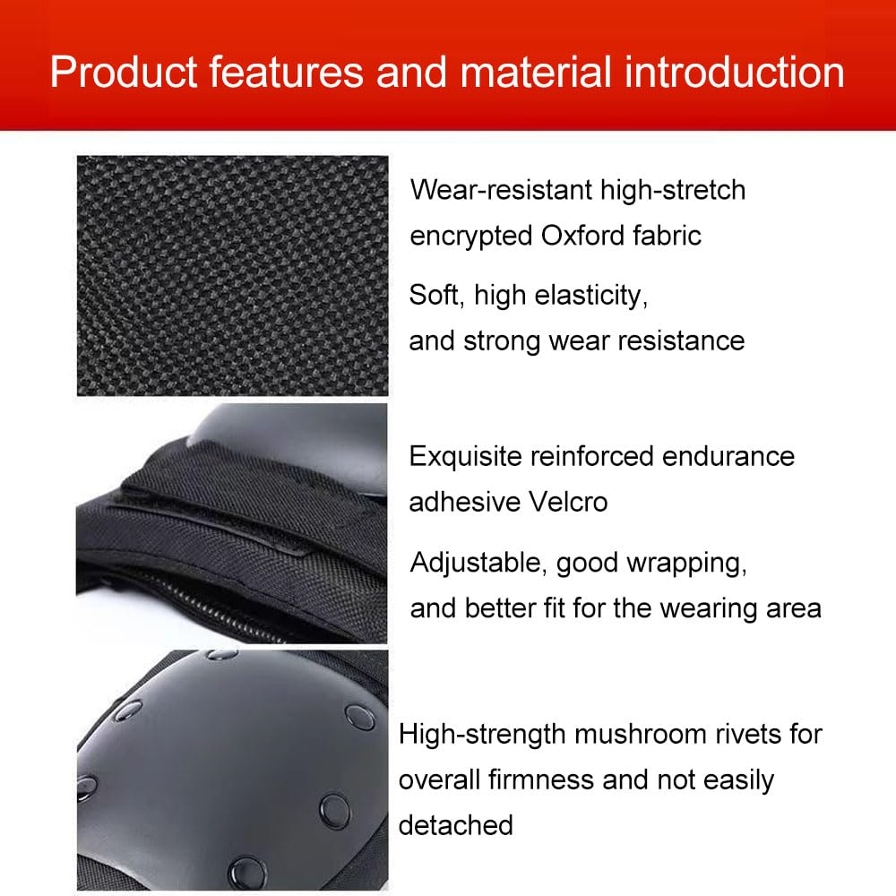 Kids/Adult/Youth Knee and Elbow Pads ,Wrist Guards for Adult Kids 6 in 1 Protective Gear Set for Skateboarding Biking Roller Skating Cycling Outdoor (Medium, Pink) image number 5