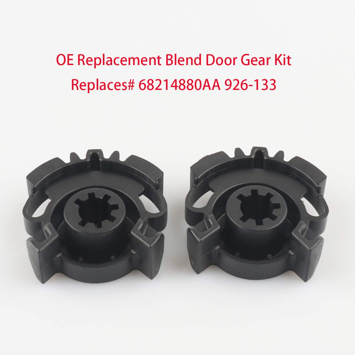 2PCS HVAC Heater Blend Door Actuator Gear Kit Fit for Jeep Grand Cherokee/Dodge Durango 2011 2012 2013 2014 2015 2016 2017 2018 Replace# 68214880AA, 926-133 image number 3