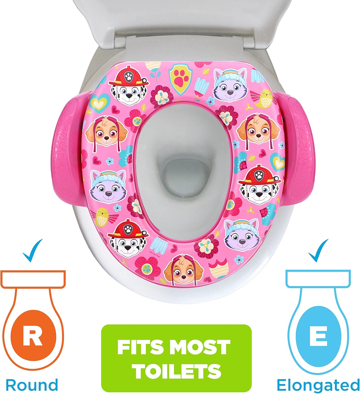 Nickelodeon PAW Patrol "Cool Pups" Soft Potty Seat and Potty Training Seat - Soft Cushion, Baby Potty Training, Safe, Easy to Clean image number 4