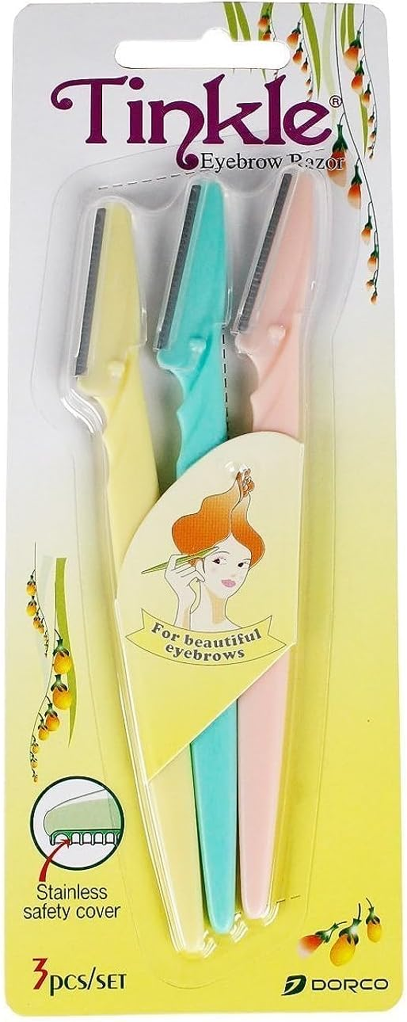 Dorco Tinkle Eyebrow Shaper, Pack of 3 image number 6