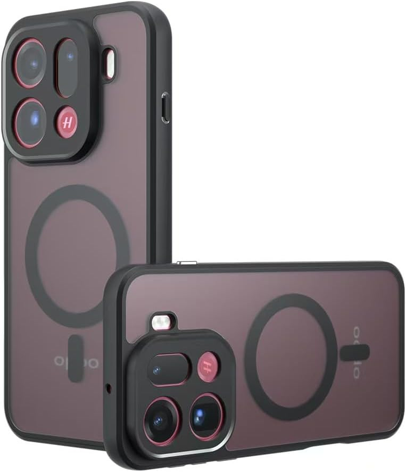 BEEJTUNY Mobile Phone Case for Oppo Find X9 Pro 5G with Magnet, Magnetic Case for Car Mount and Wireless Charging, Matte Shockproof Protective Case.Cx image number 2