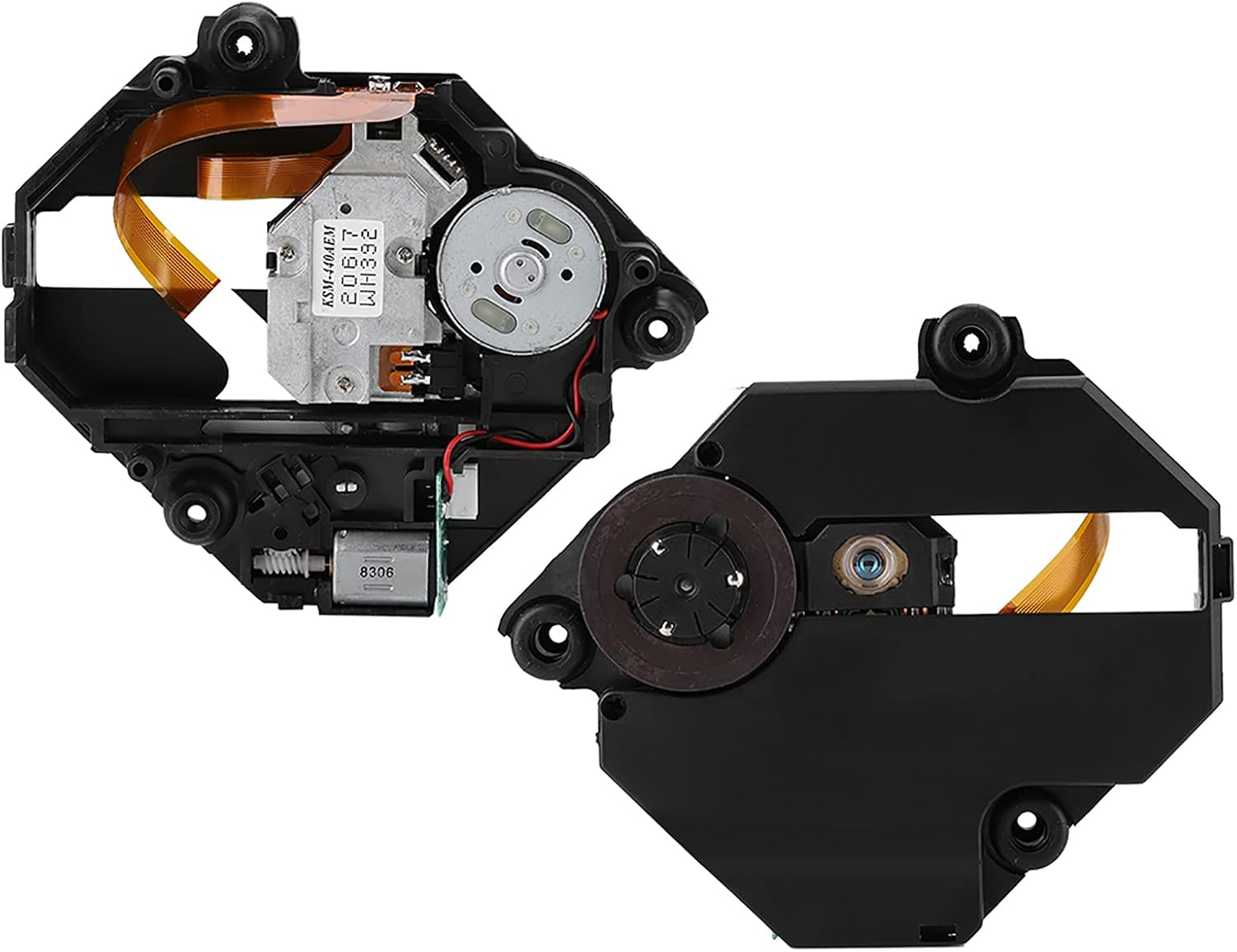 Laser Lens, Lens Compatible Wear Resistance Replacement Optical Laser Lens for PS1 KSM 440AEM Game Console