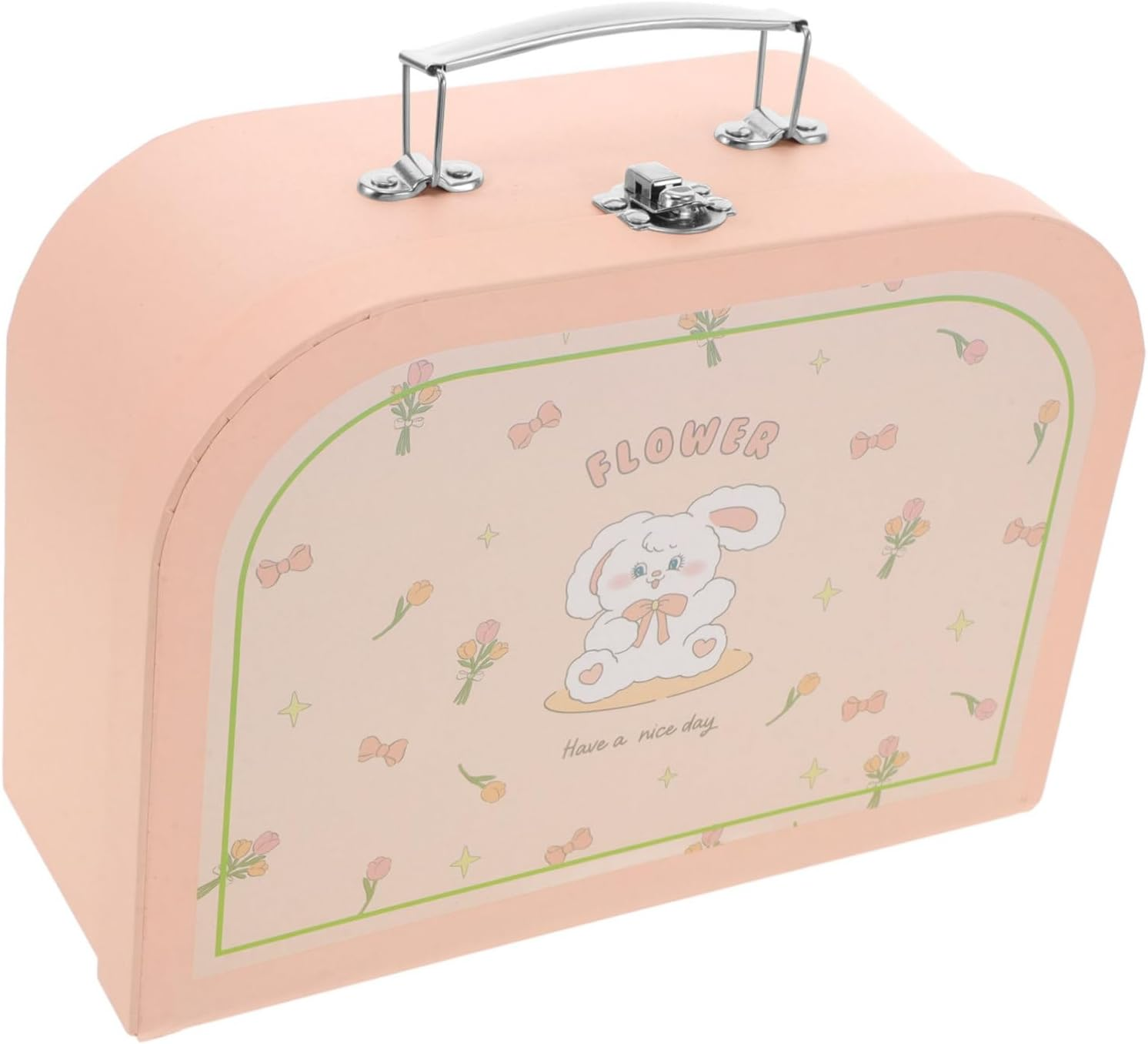 MAGICLULU Cardboard Suitcase Toys for Boys and Girls Creative Storage Box Lid for Painting Craft Stationery image number 5