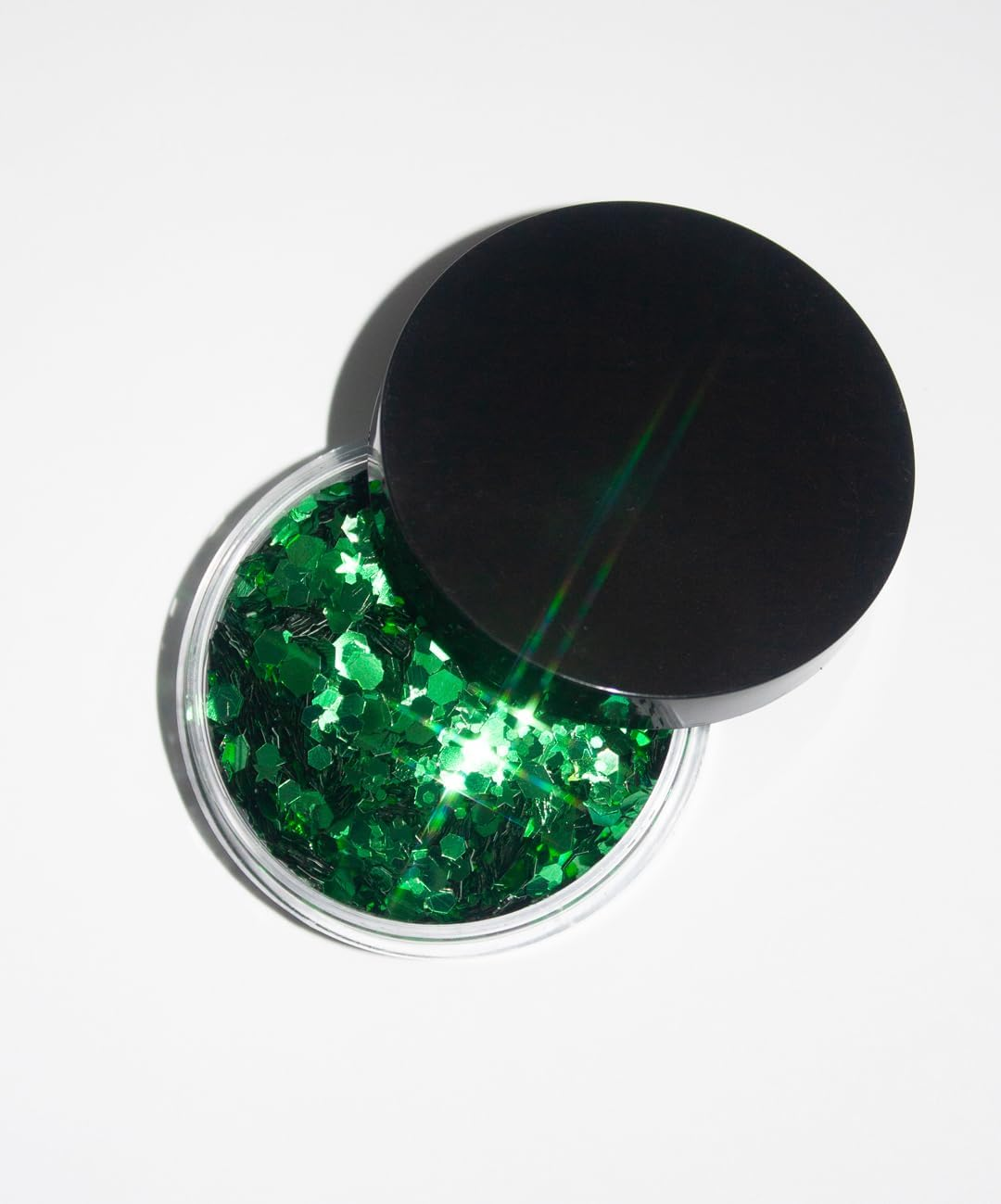 Vegan Biodegradable Chunky Glitter // Karizma Beauty Green Bio Glitter Eco Glitter Face Glitter Festival Chunky 8G image number 3