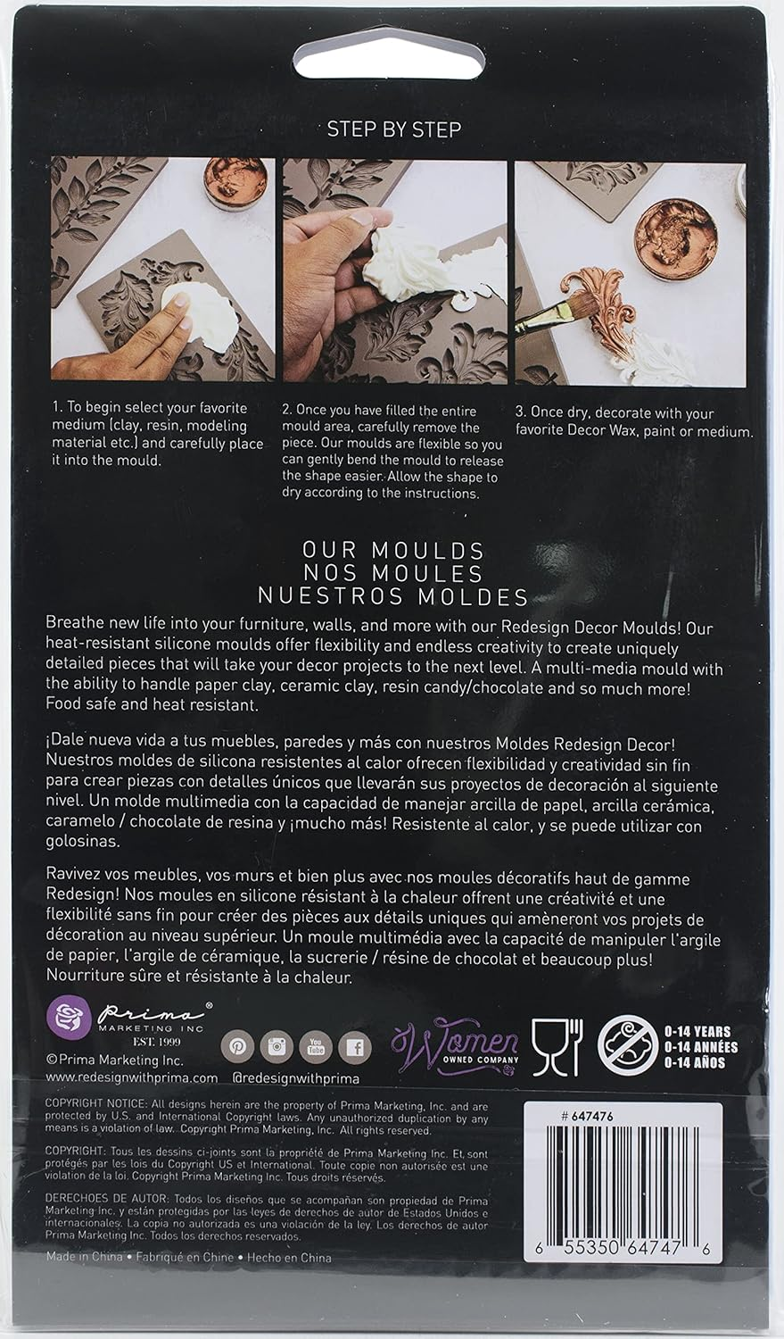 Re-Design Mold 5In X 8In X 8Mm - Aviary image number 2