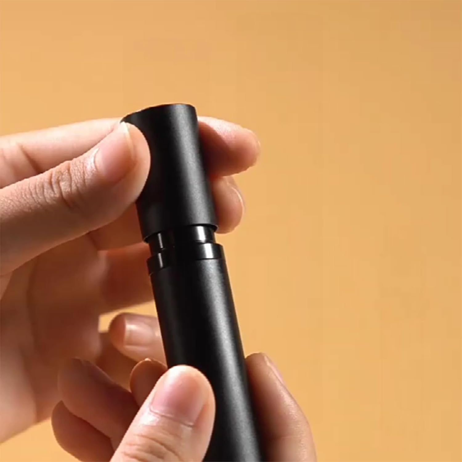 CTOUUGRS Perfume Atomizer Bottle 5ML 2 Packs Refillable Travel Perfume Bottle Leak Proof Mini Portable with Electroplated Aluminum Nozzle Fine Mist Spray for Men Women Purse Pocket Black image number 1