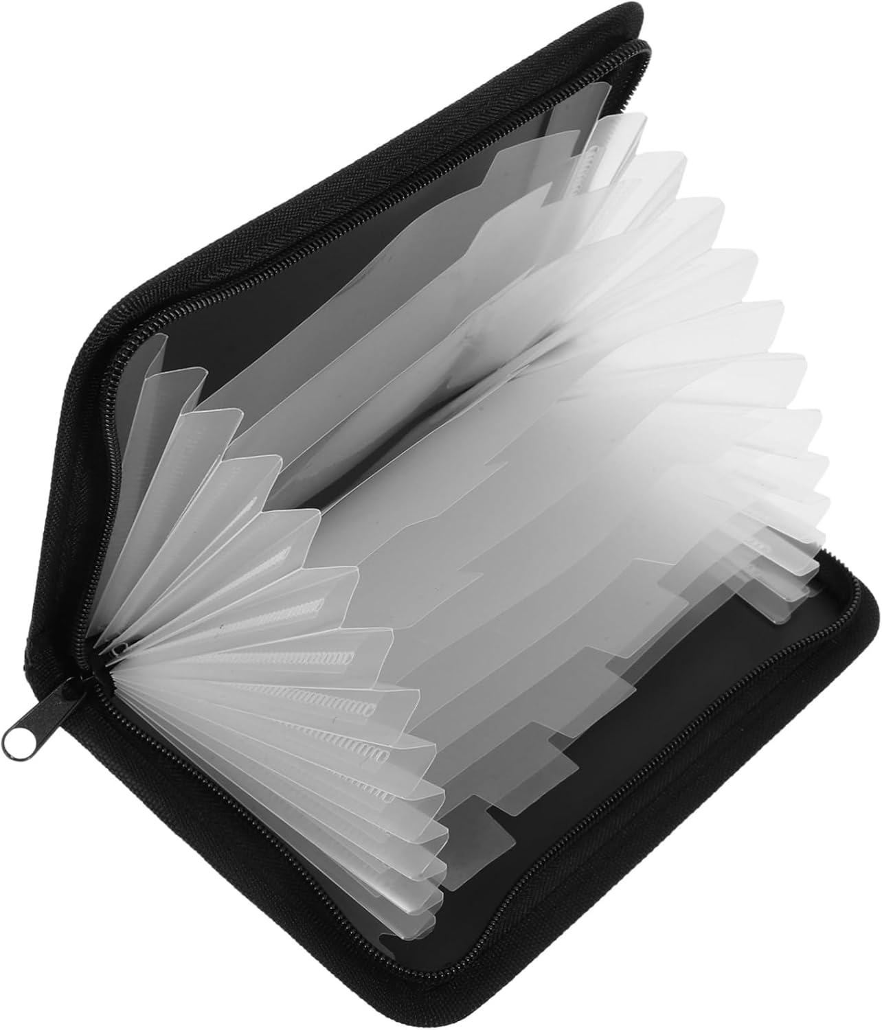 TOYZFRIENDY Mini Accordion File Organizer Portable Zipper Closure Document Storage with Multiple Layers Important Papers Organizer for Systematic Organization and Convenient Portability image number 2