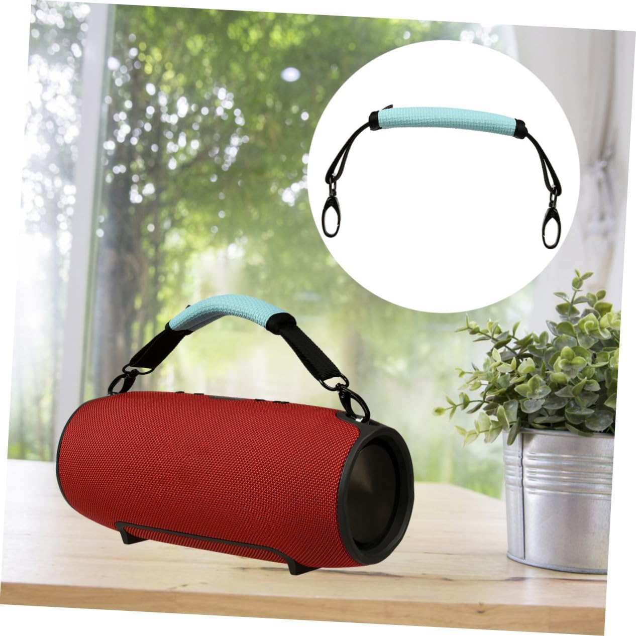 CLISPEED Speaker Handle Strap for Durable Hand Lanyard for Travel Camping and Sports Comfortable Grip Replacement for Old Straps image number 4