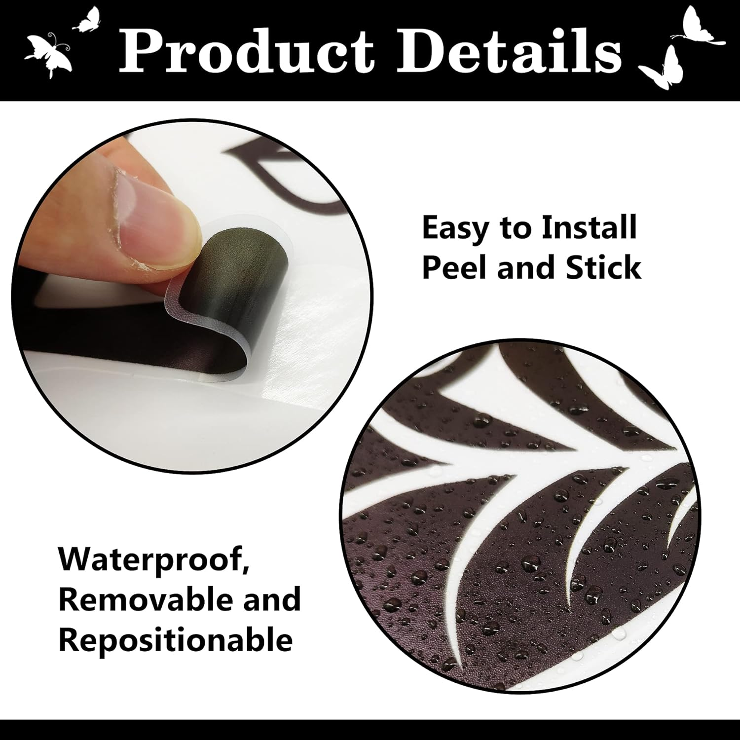 Inspirational Wall Stickers Quotes Letter Wall Art Stickers Motivational Removable Wall Decor Positive Word Butterfly Decals Peel and Stick for Bedroom Living Room Hallways Family Office Classroom image number 5