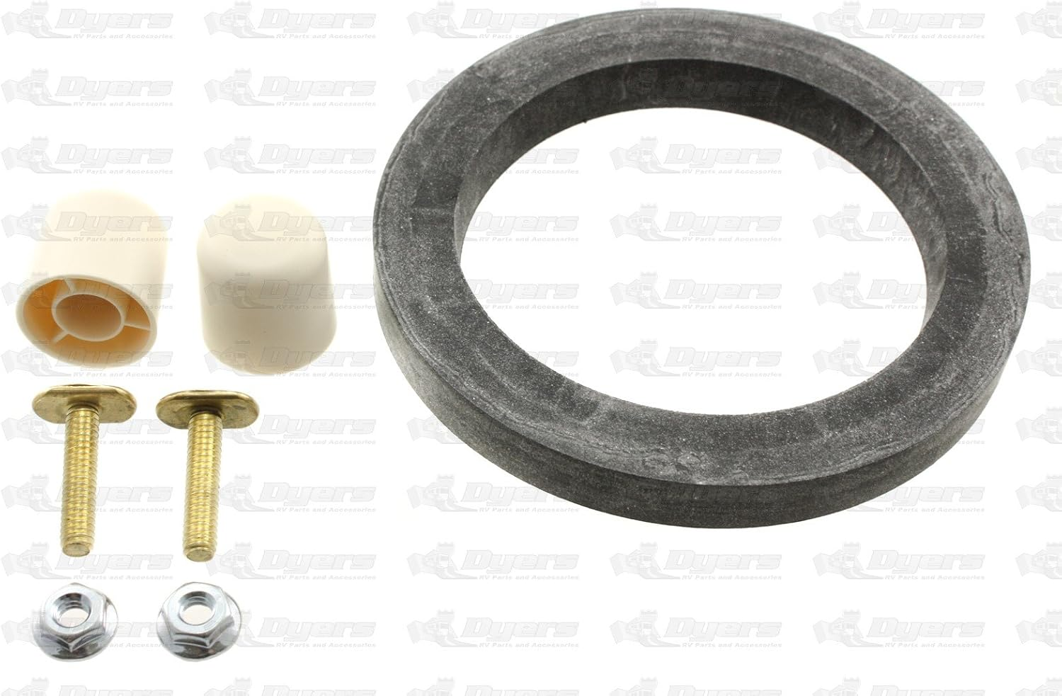 DOMETIC 385311653 Mounting Hardware and Seal for 300 Series Toilet - Bone image number 1