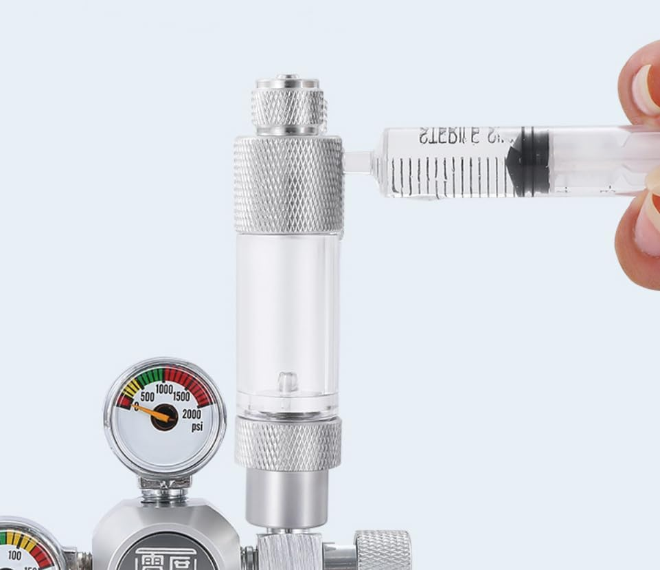 Aquarium CO2 Regulator Bubble Counter Carbon Dioxide Measure for Fish Tank Water Plants (Single Head Non-Return) image number 5