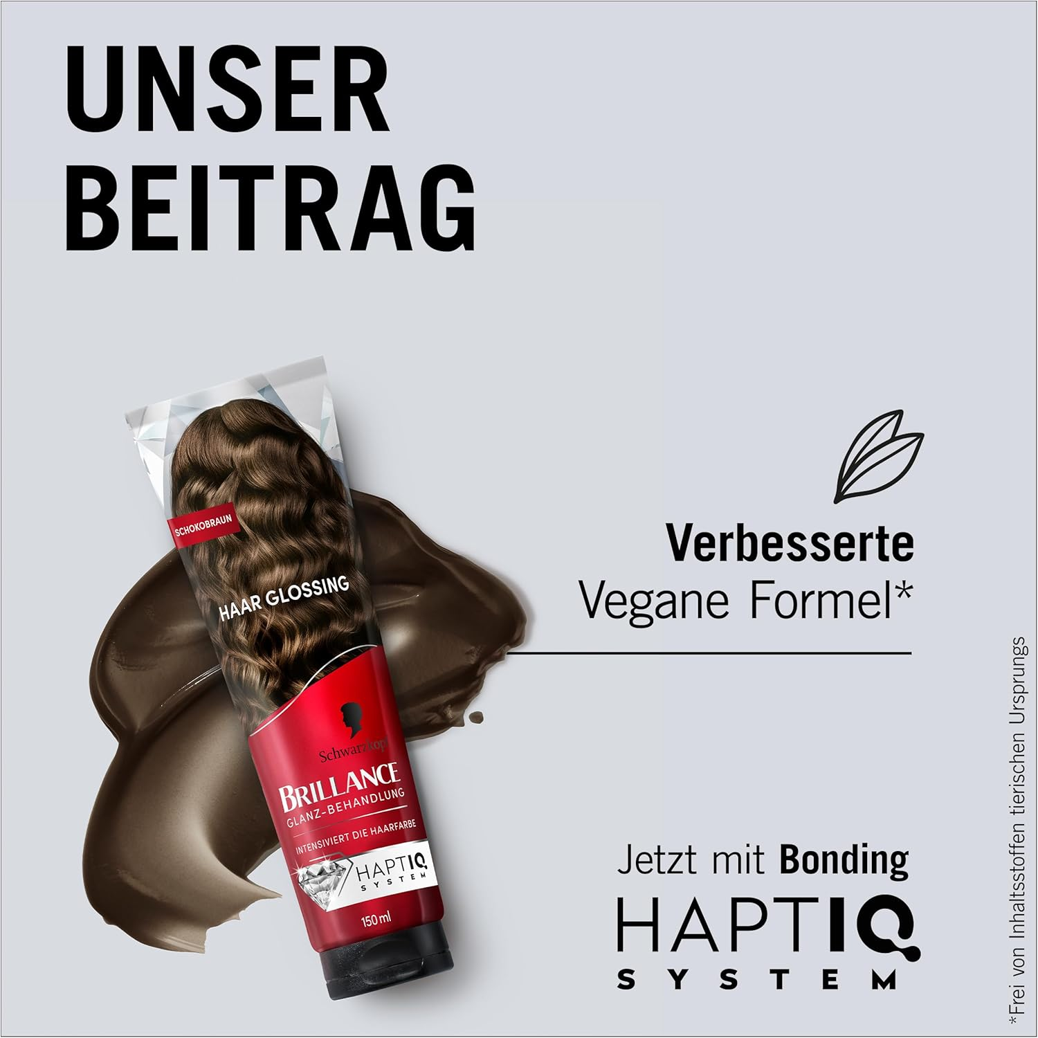 BRILLANCE Gloss Treatment, Hair Glossing Chocolate Brown (150 Ml), Temporary Hair Colour That Can Be Applied like a Hair Mask, Intensifies Hair Colour for up to 6 Washes image number 4