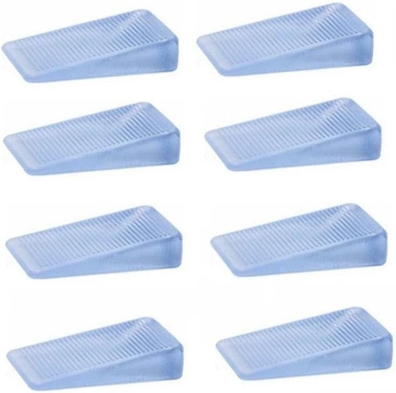 Table Wedge Clear Toilet Shims Plastic Shims, 8Pcs Plastic Shims Table Wedge Clear Toilet Shim Furniture Leveling Shims, Furniture Leveling Shims Level Wedge Shim Bed Shims Toilet Shims for Furniture image number 2