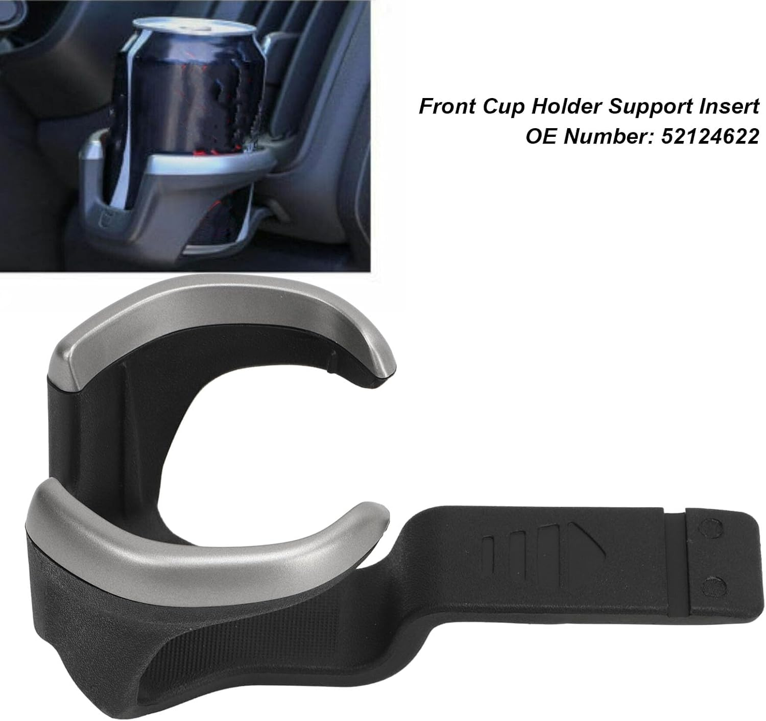 Front Cup Holder Support Insert, 52124622, 2 Pieces, for RG Colorado Crew and Single Cab