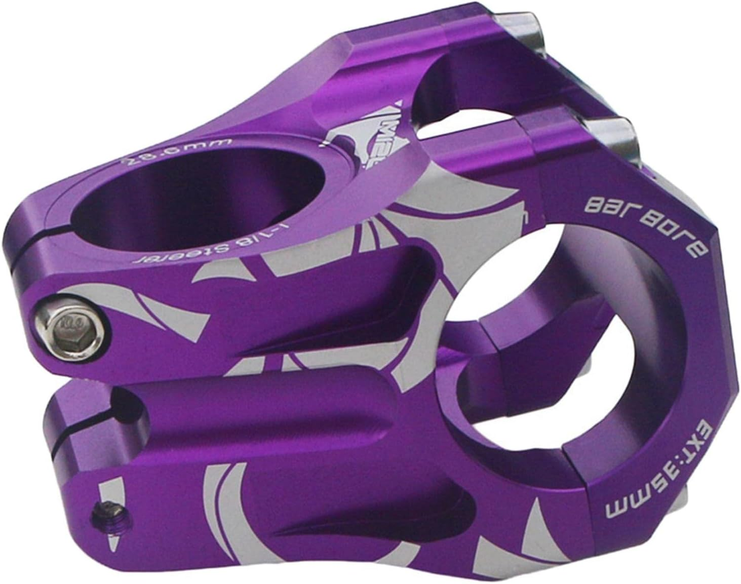 Generic MTB Road Bike Short Stem 31.8Mm 35Mm 1-1/8" Handlebar Stems Road Bike Stem, Bicycle Stem, for BMX MTB Cycling image number 2