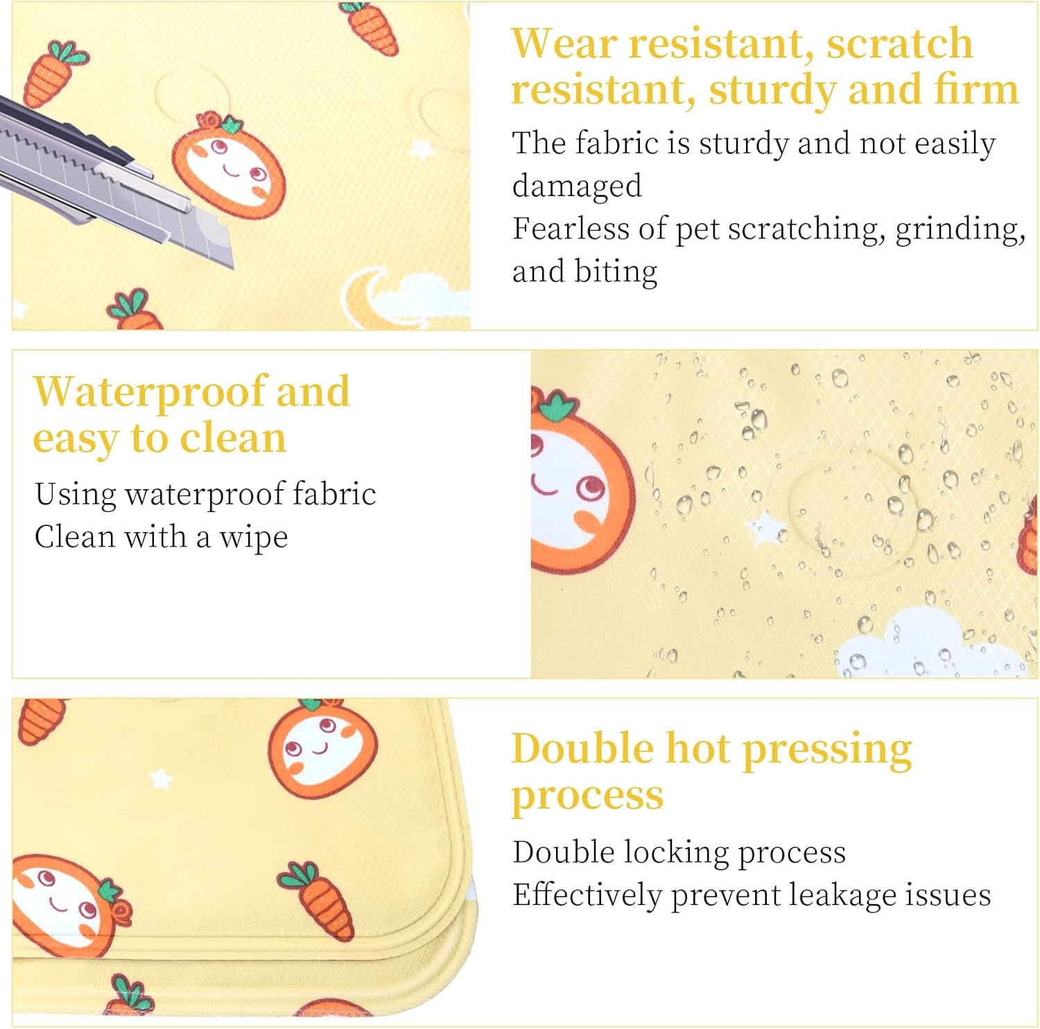 Dog Cooling Mat, Non-Toxic Gel Pet Cooling Mat, Waterproof and Scratch Resistant, 60 X 90 Cm, No Electricity Required, Suitable for Hot Summer Indoor and Outdoor, Cage, Kennel, Bed, Keep Pets Cool image number 2