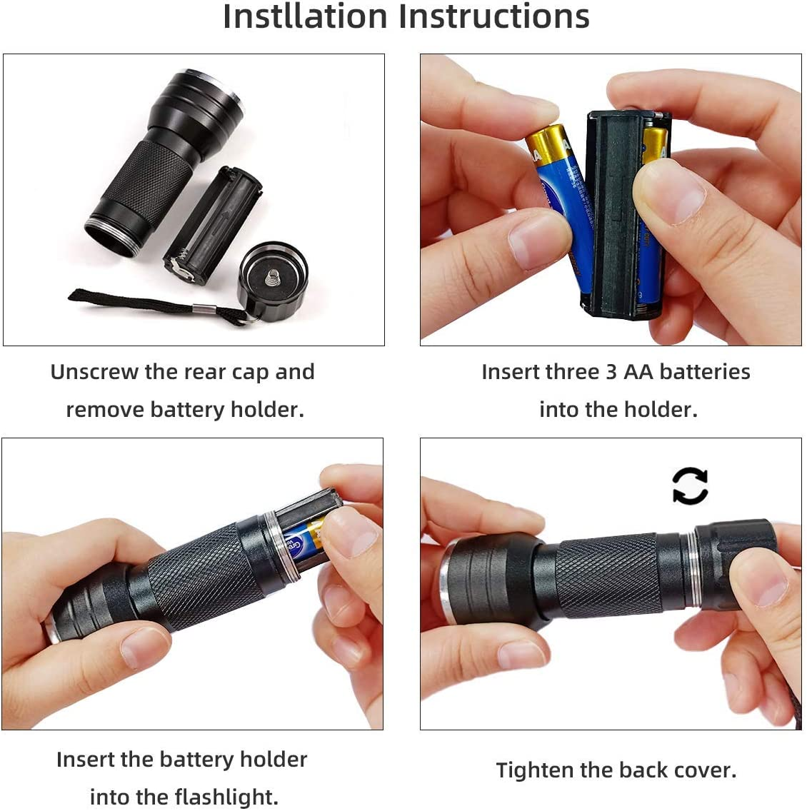 Black Light Flashlight,21 LED Lamp Beads UV Flash Light,Suitable for Pet Urine,Uv Light Detector for Liquid Stains (2 Black Light) image number 2