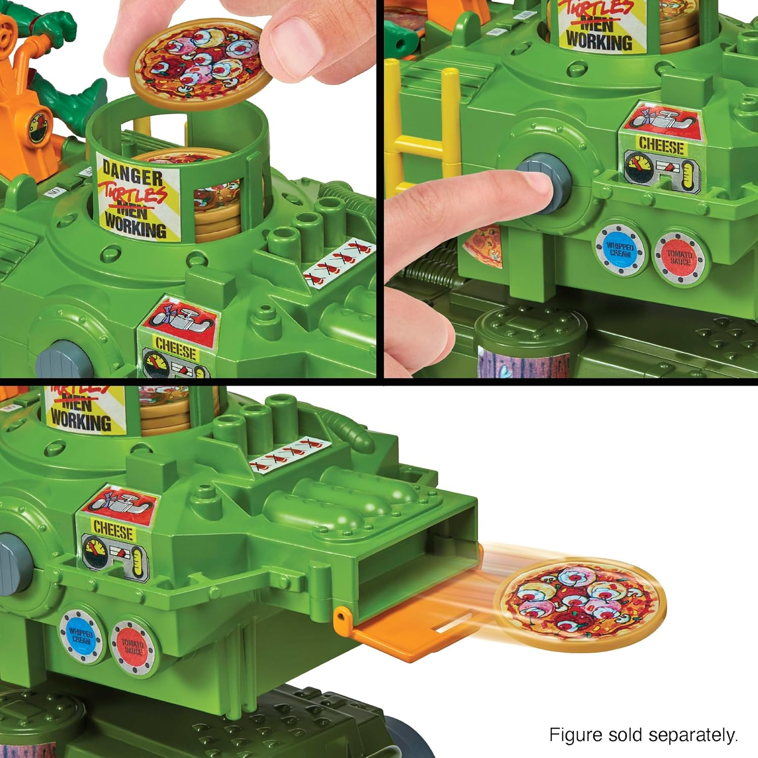 TMNT Classic Pizza Thrower Vehicle image number 1