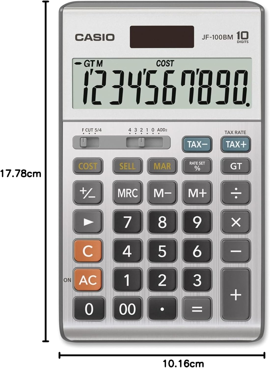 Casio Inc. JF-100BM Standard Function Calculator,Multicolor image number 2