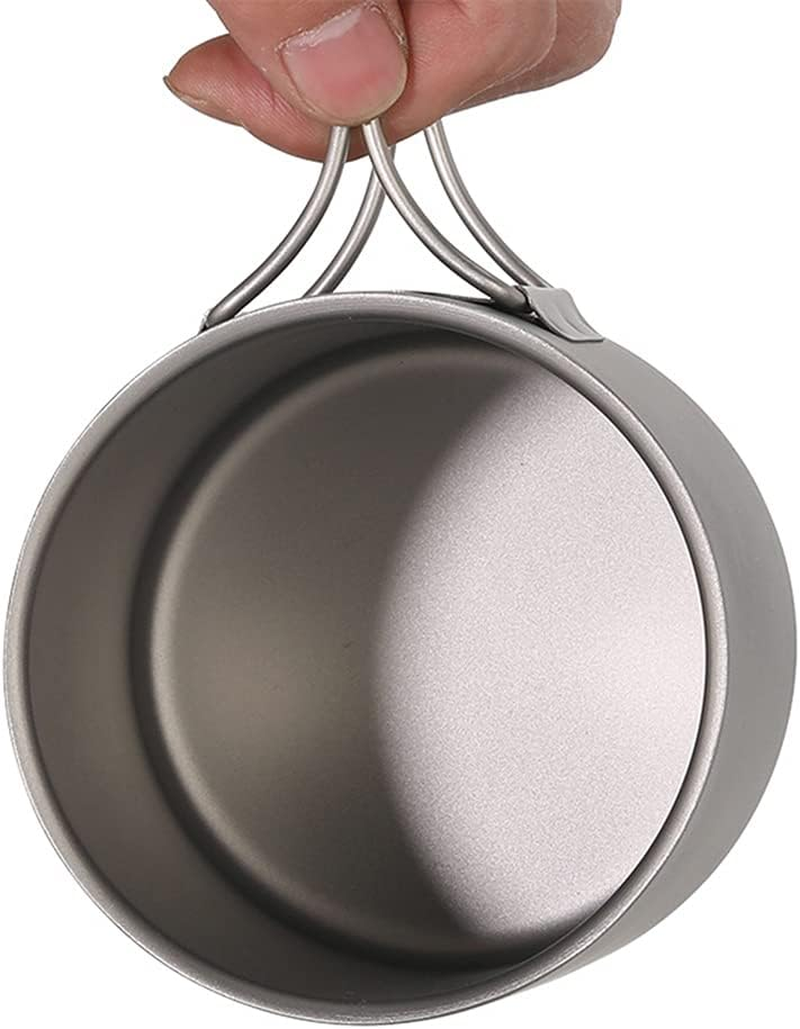 WENCHUAN 220Ml/330Ml/450Ml/550Ml Double Wall Titanium Water Cup Coffee Tea Mug for Home Office Outdoor Camping Hiking Backpacking Picnic image number 4