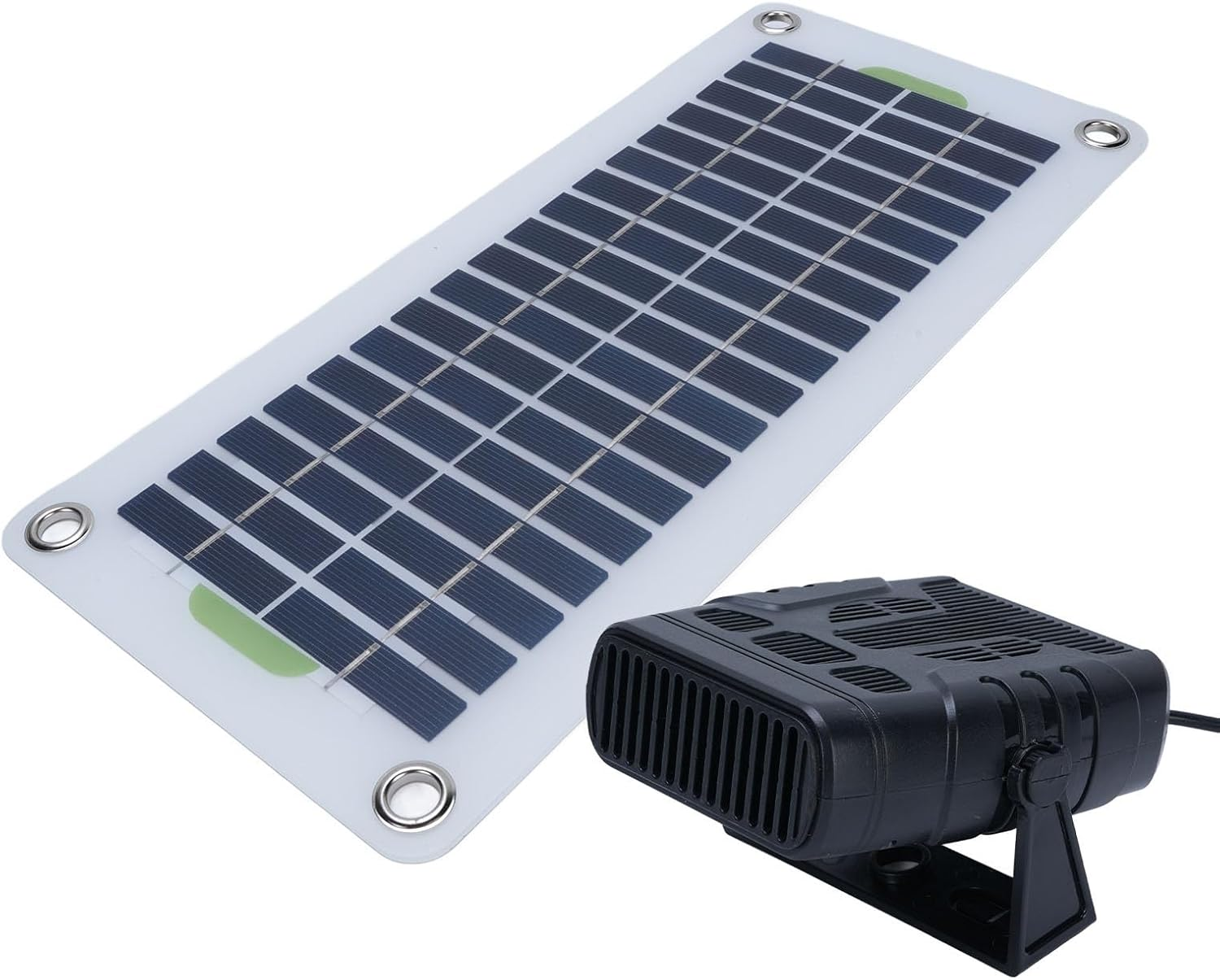 Bewinner 30W Monocrystalline Solar Panel Heater with Battery Box, Portable Outdoor Space Heater for Car Pet House Camping and Drying Use Energy Efficient Sun Power System image number 6